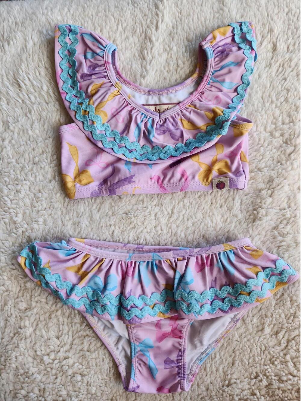 Swimsuit cheeky plum